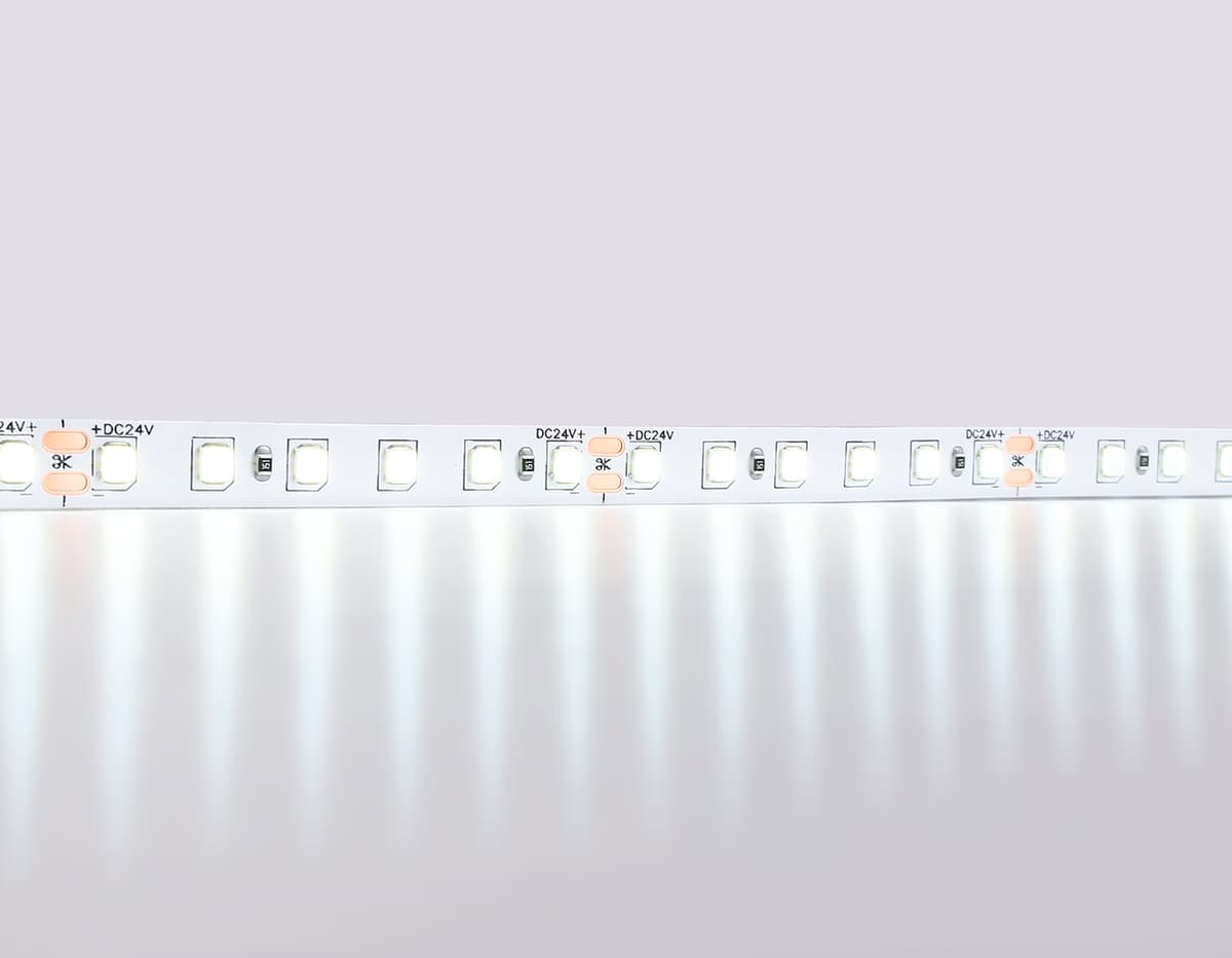 GS3103 2835 120Led/ 10W m/ 24V IP20 6500K/ 5000*8*1.2mm (2 конт.)