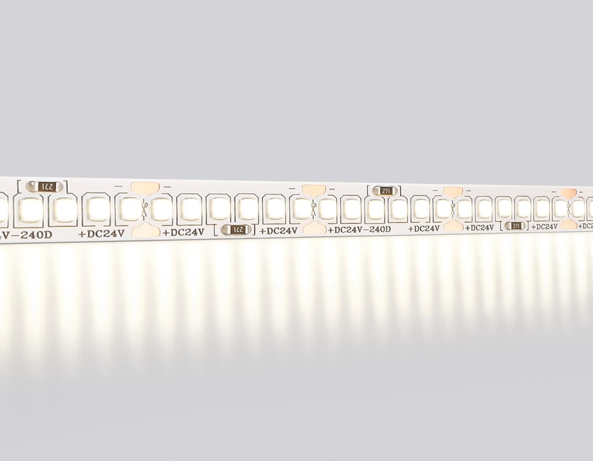 GS3502 2835 240Led /22W m/ 24V IP20 4500K/ 5000*10*1.2mm (2 конт.)