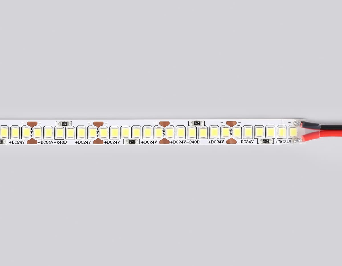 GS3503 2835 240Led /22W m/ 24V IP20 6500K/ 5000*10*1.2mm (2 конт.)