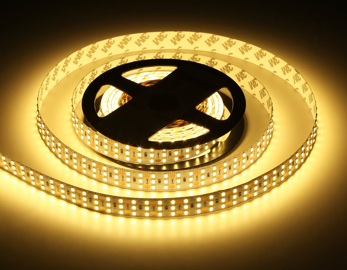 GS3901 2835 324Led/ 26W m/ 24V IP20 3000K/ 5000*18*1.2mm (2 конт.)