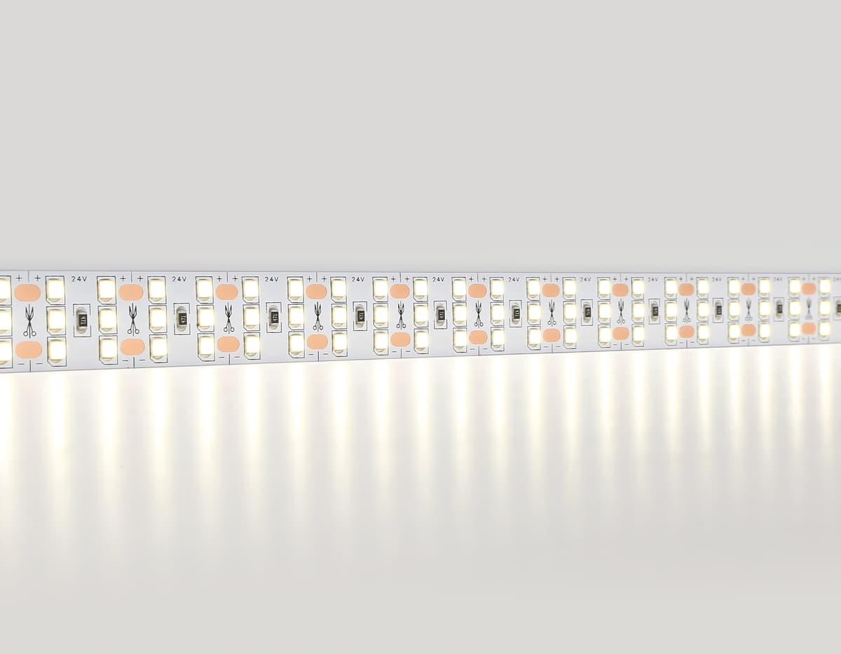 GS3902 2835 324Led/ 26W m/ 24V IP20 4500K/ 5000*18*1.2mm (2 конт.)