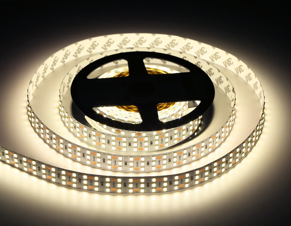 GS3902 2835 324Led/ 26W m/ 24V IP20 4500K/ 5000*18*1.2mm (2 конт.)
