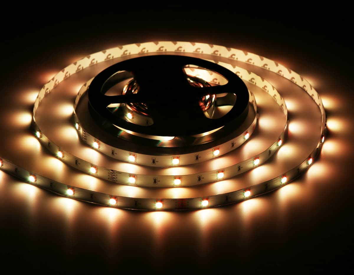 GS4301 5050 30Led/ 7.2W m/ 24V IP20 RGB/ 5000*10*1.87mm (4 конт.)