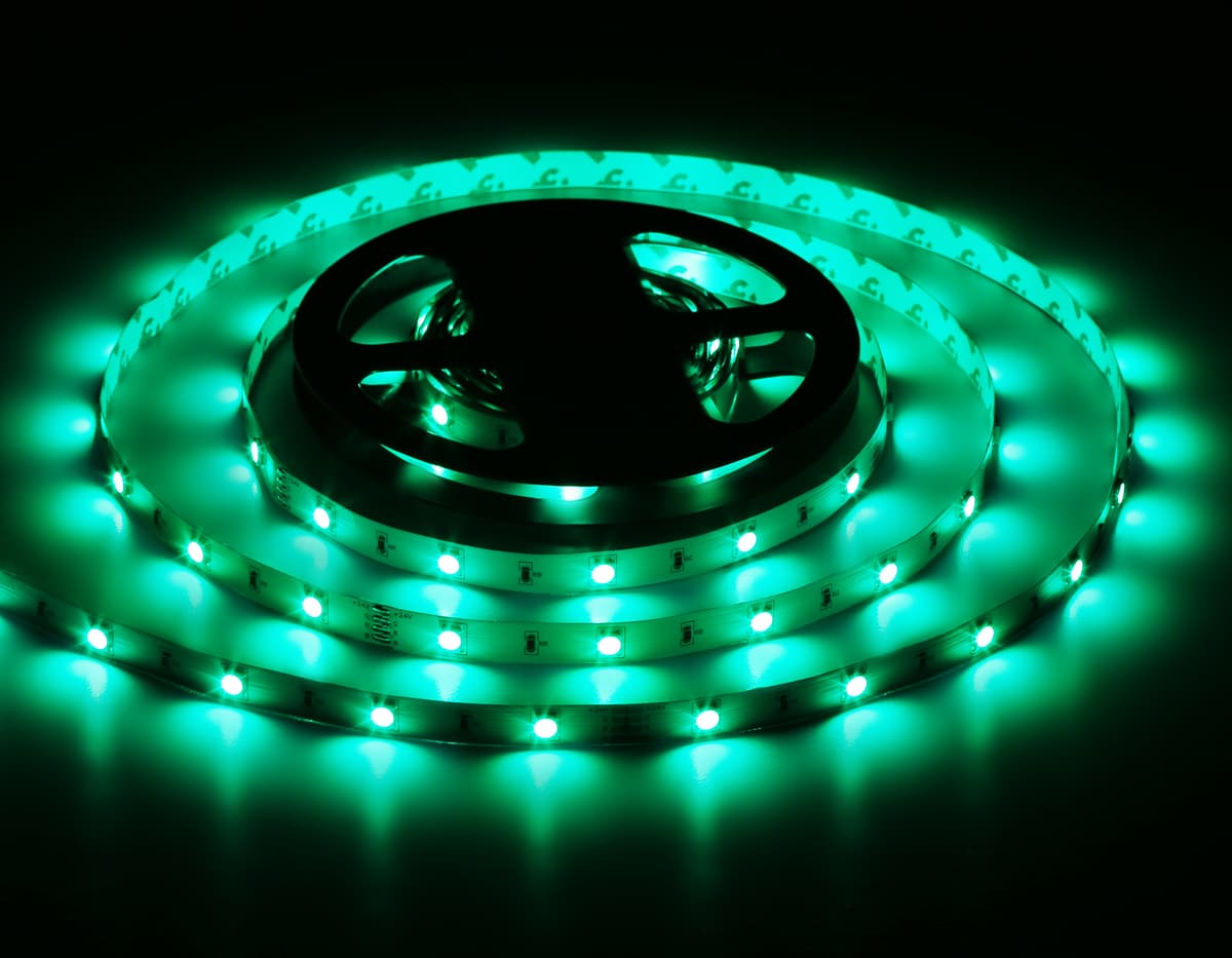 GS4301 5050 30Led/ 7.2W m/ 24V IP20 RGB/ 5000*10*1.87mm (4 конт.)
