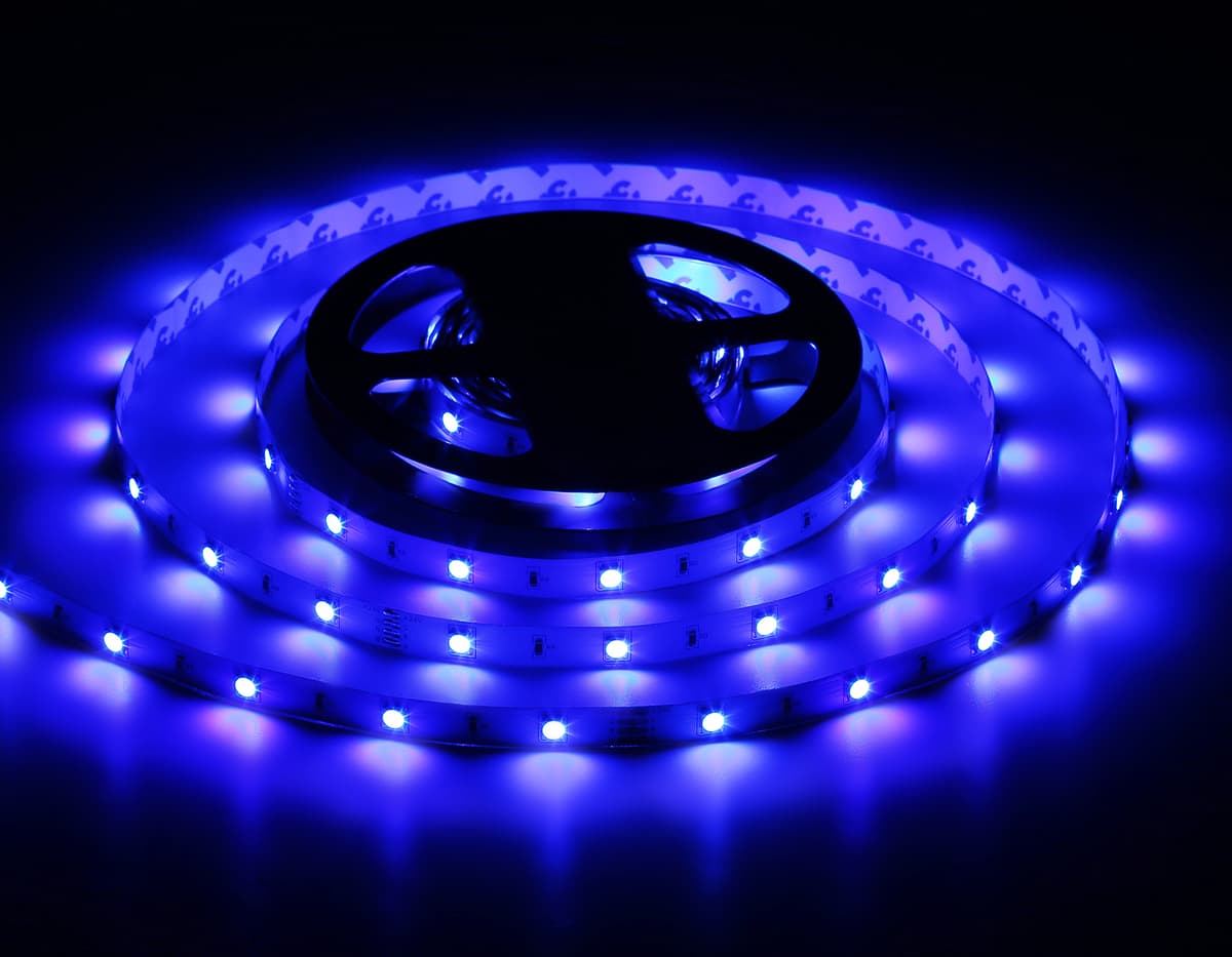 GS4301 5050 30Led/ 7.2W m/ 24V IP20 RGB/ 5000*10*1.87mm (4 конт.)