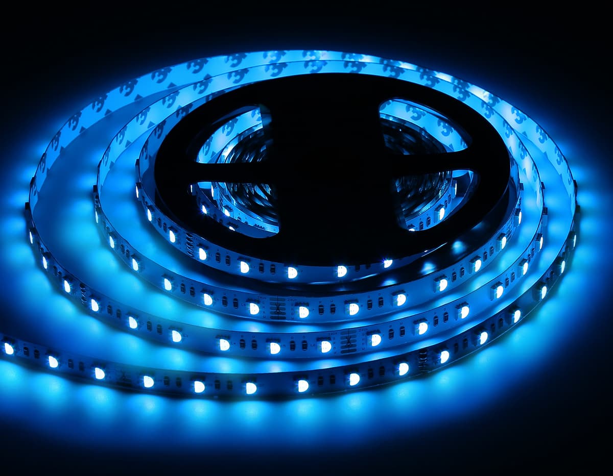 GS4403 5050 60Led/ 10W m/ 24V IP20 RGBW+6500K/ 5000*10*1.87mm (5 конт.)