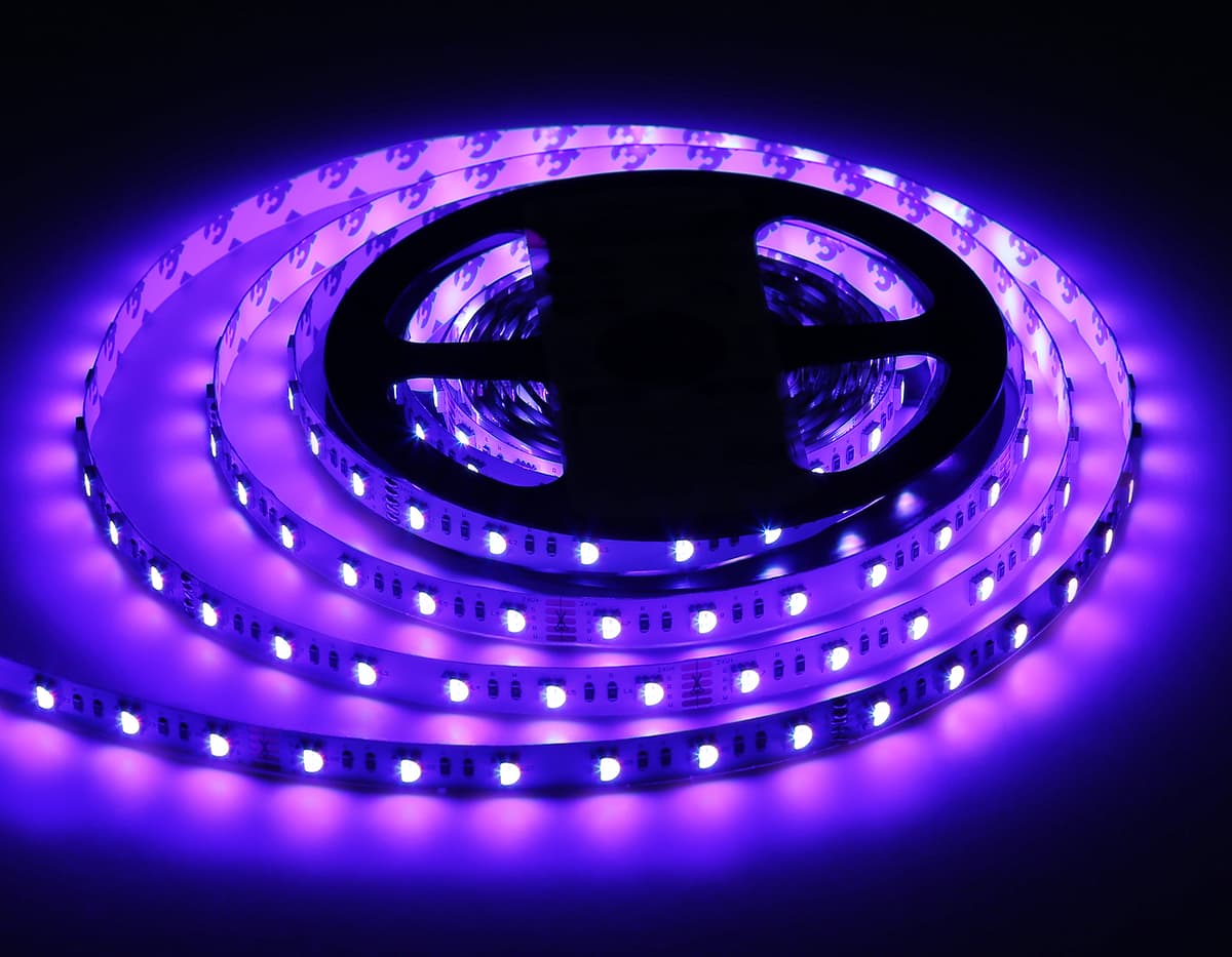 GS4403 5050 60Led/ 10W m/ 24V IP20 RGBW+6500K/ 5000*10*1.87mm (5 конт.)