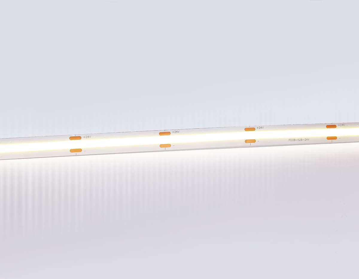 GS4752 COB 528Led/14W m/ 24V IP20 4500K/ 5m*10mm*2mm (2 конт.)