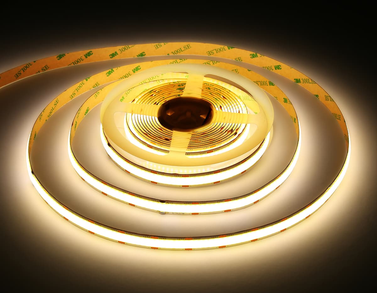 GS4802 COB 616Led/19W m/ 24V IP20 4500K/ 5m*12mm*2mm (2 конт.)