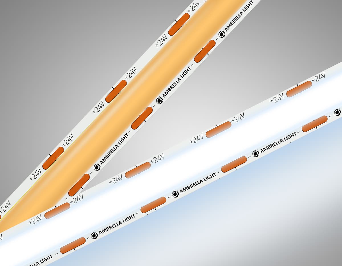 GS4803 COB 616Led/19W m/ 24V IP20 6500K/ 5m*12mm*2mm (2 конт.)