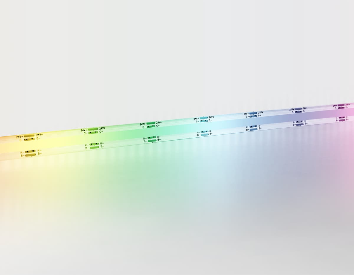 GS4951 COB 576Led/ 14W m/ 24V IP20 RGB/ 5m*10mm*3mm (4 конт.)