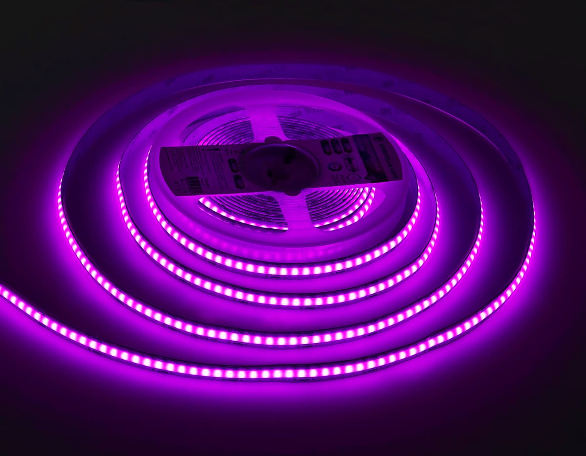 GS4951 COB 576Led/ 14W m/ 24V IP20 RGB/ 5m*10mm*3mm (4 конт.)