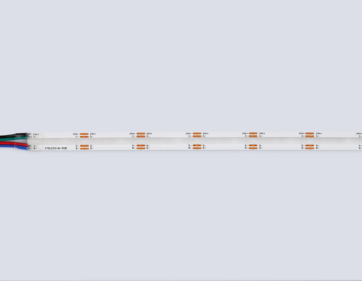 GS4951 COB 576Led/ 14W m/ 24V IP20 RGB/ 5m*10mm*3mm (4 конт.)
