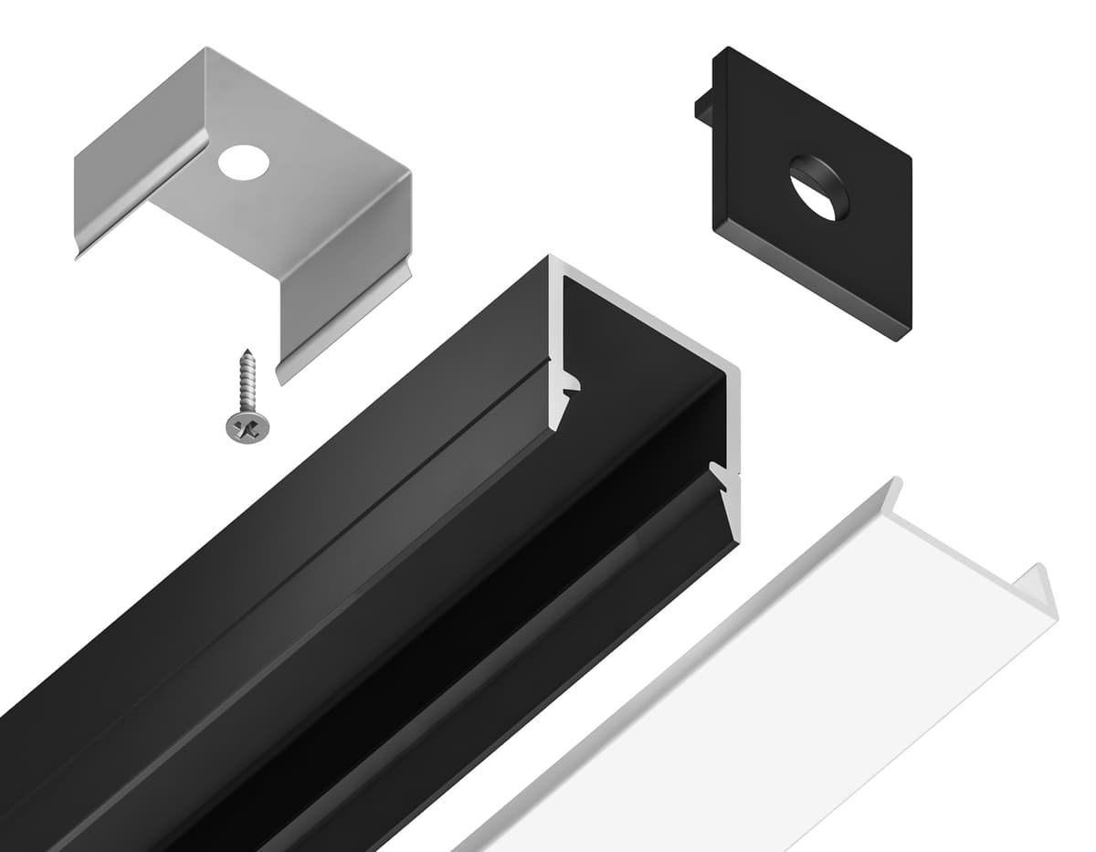 GP1650BK черный 2000*10*10