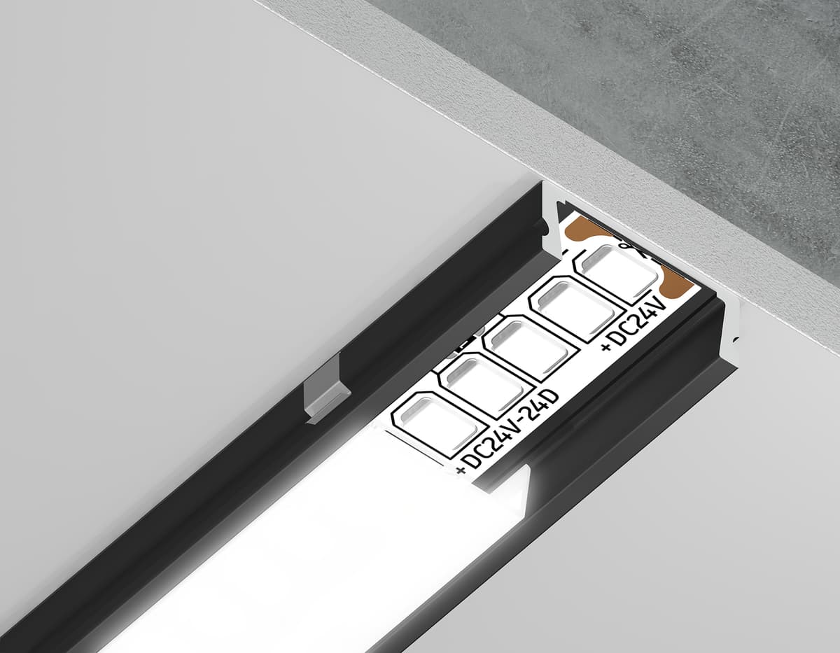 GP1700BK черный 2000*15.5*6