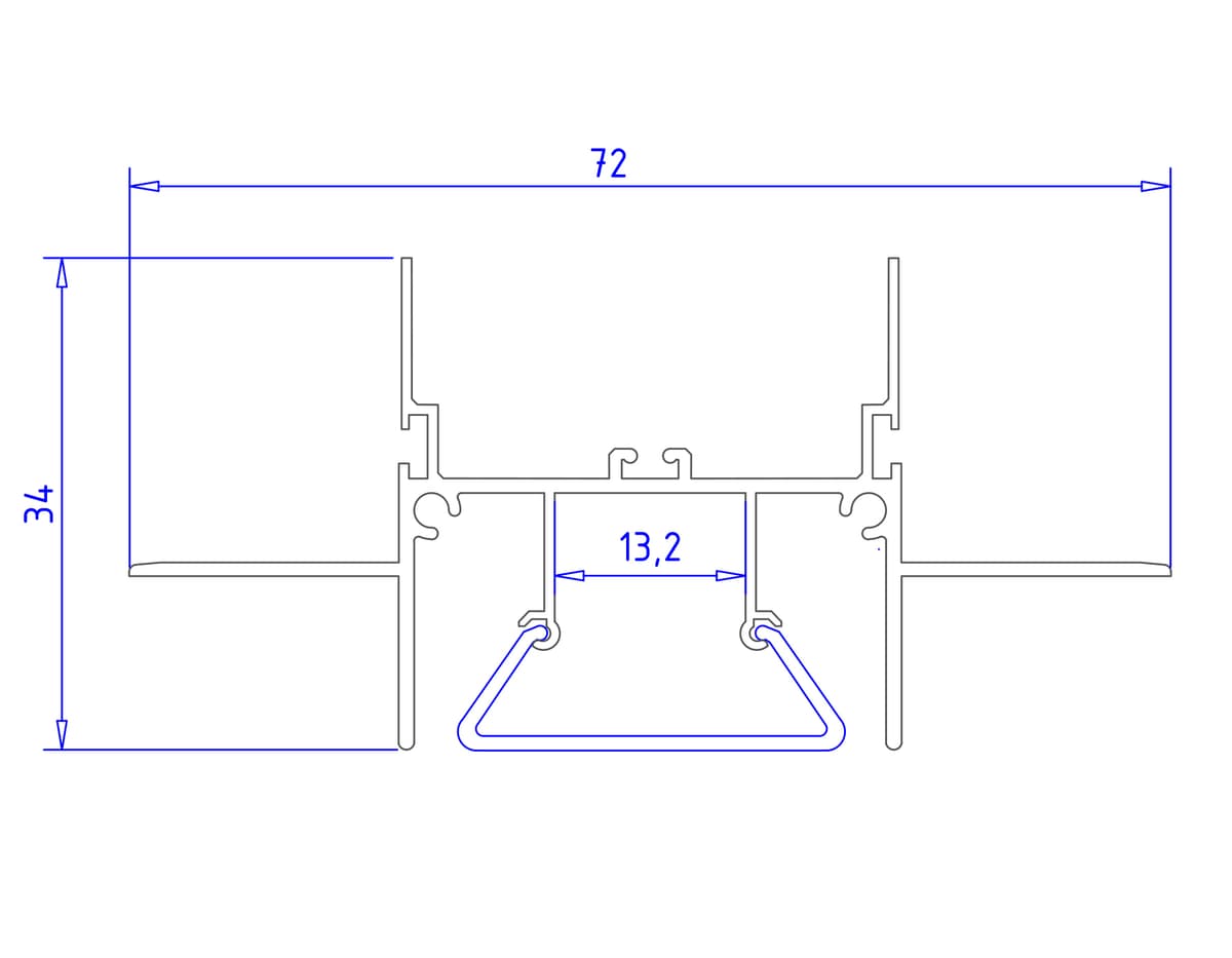 GP4000AL серебро 2000*72.2*34