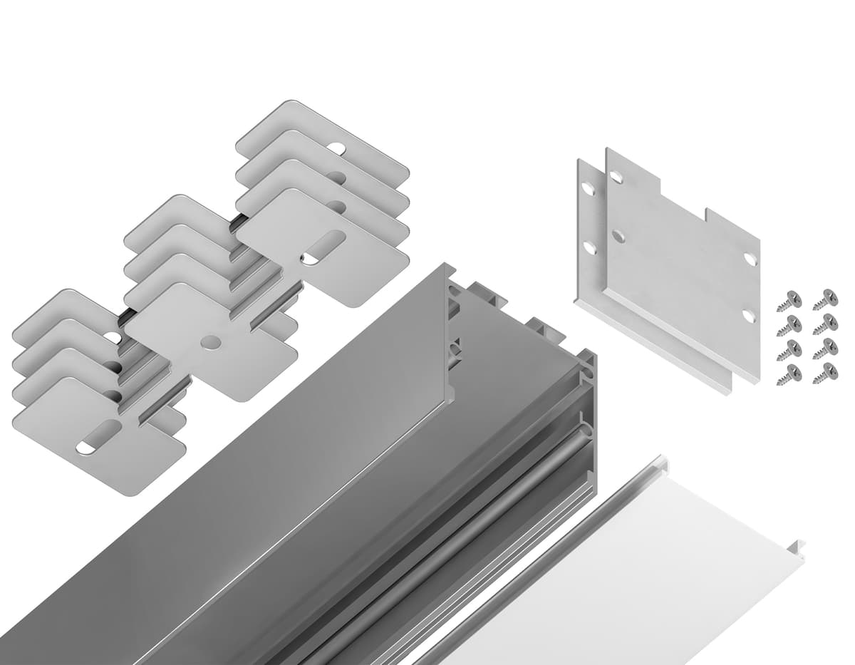 GP2550AL серебро 2000*35*35