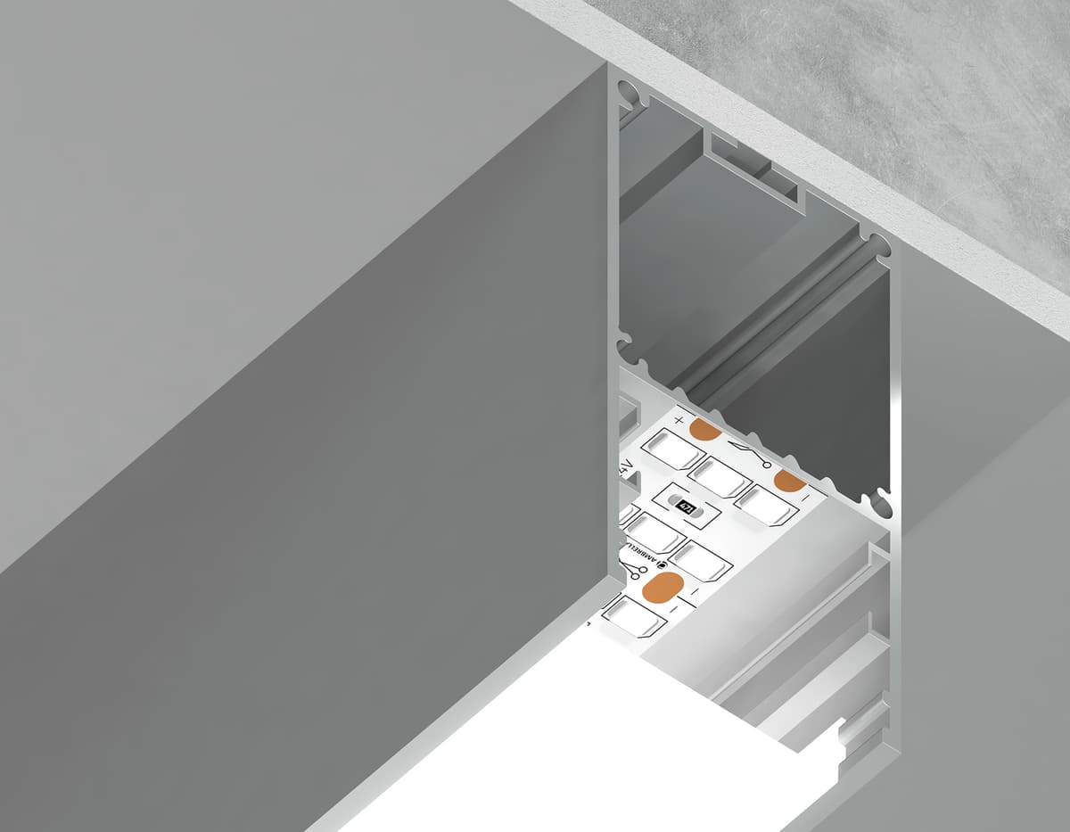 GP3000AL серебро 2000*35*67