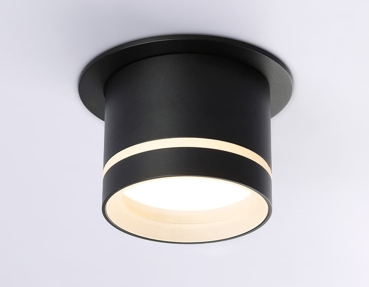 TA1432 SBK/FR черный песок/белый матовый GX53 D85*95