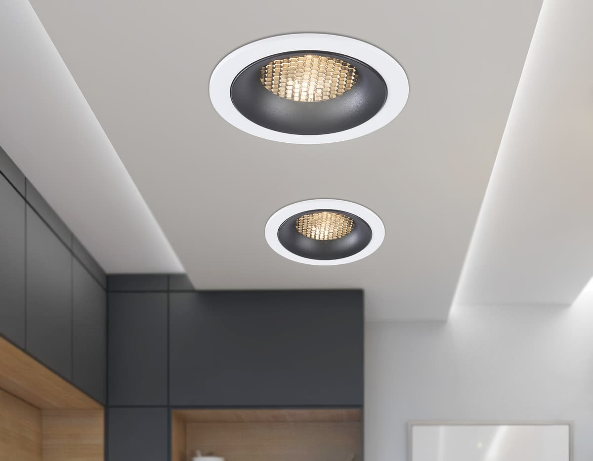 TN102722 WH/BK белый/черный GU5.3 92*92*23