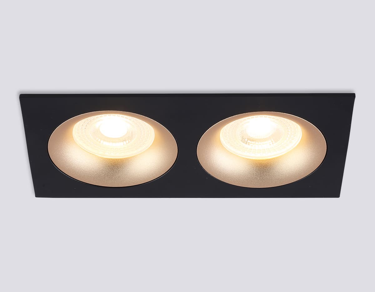 TN102735/2 BK/GD черный/золото GU5.3 175*92*23