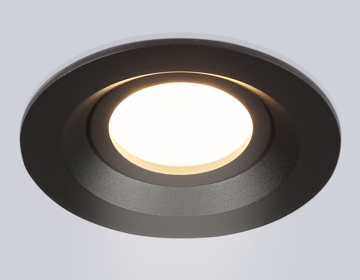 TN102742 BK черный IP20 GU5.3 D95*25