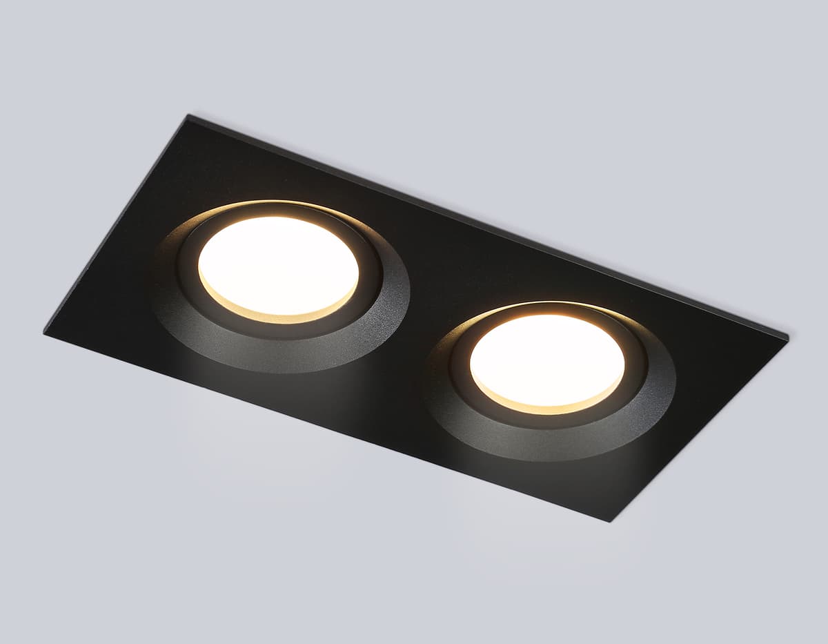 TN102746/2 BK черный IP20 GU5.3/2 180*95*25