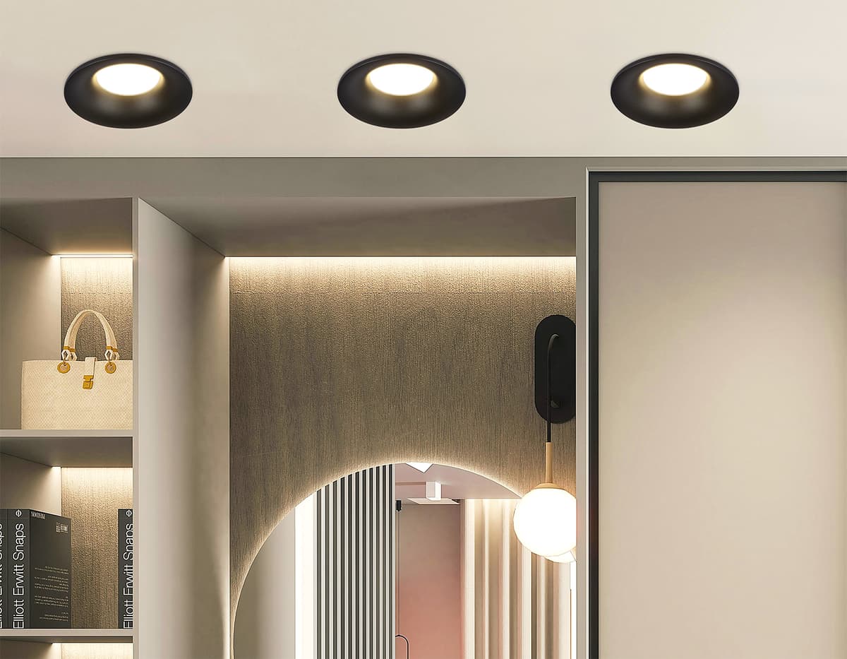 TN102809 BK черный GU5.3 D90*35