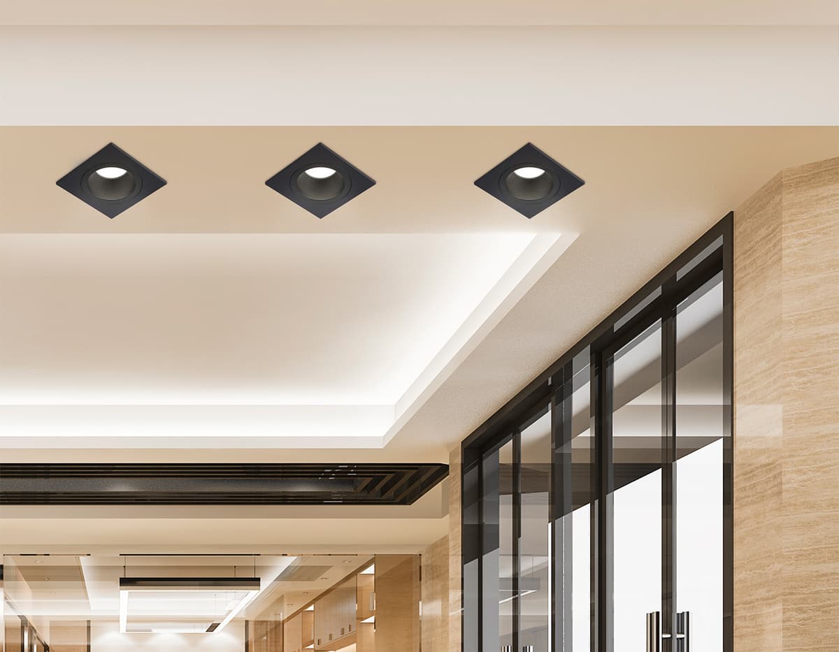 TN102828 BK/BK черный/черный GU5.3 92*92*50