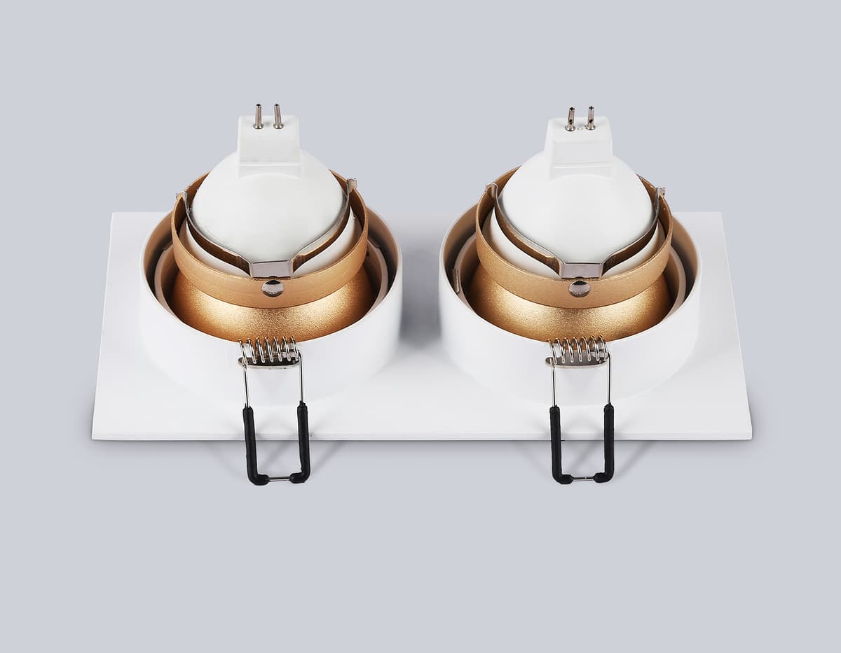 TN102831/2 WH/GD белый/золото GU5.3/2 178*93*50