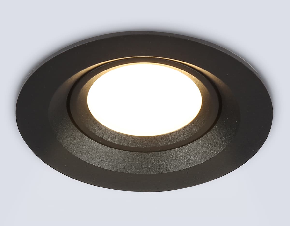 TN1142 BK черный IP44 GU5.3 D95*38