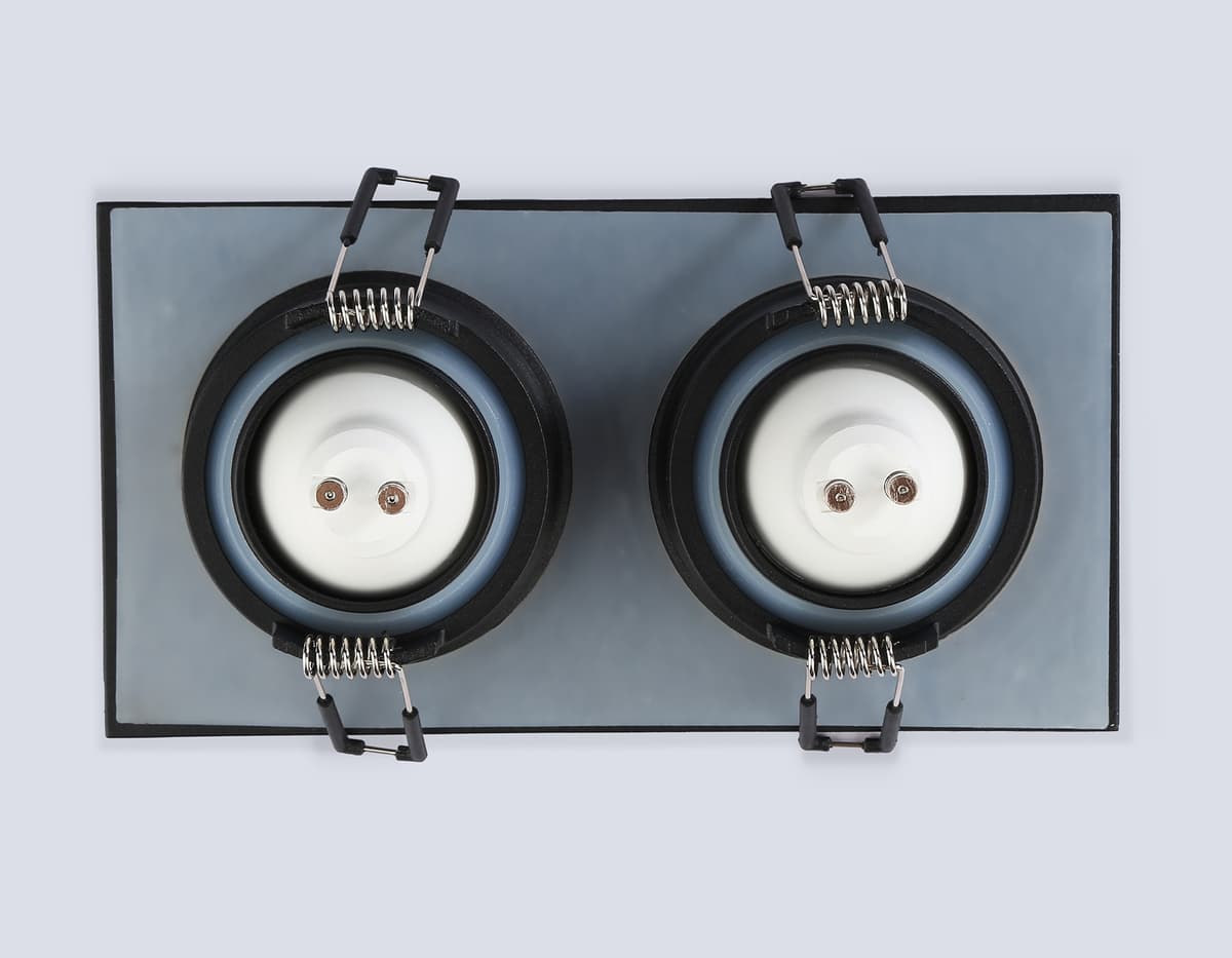 TN1146/2 BK черный IP44 GU5.3/2 180*95*38