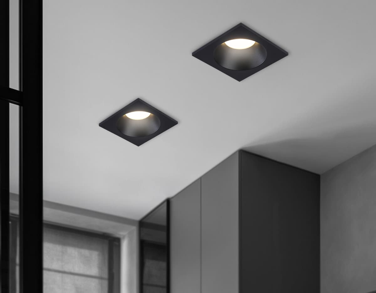 TN1190 BK черный GU5.3 IP65 87*87*44