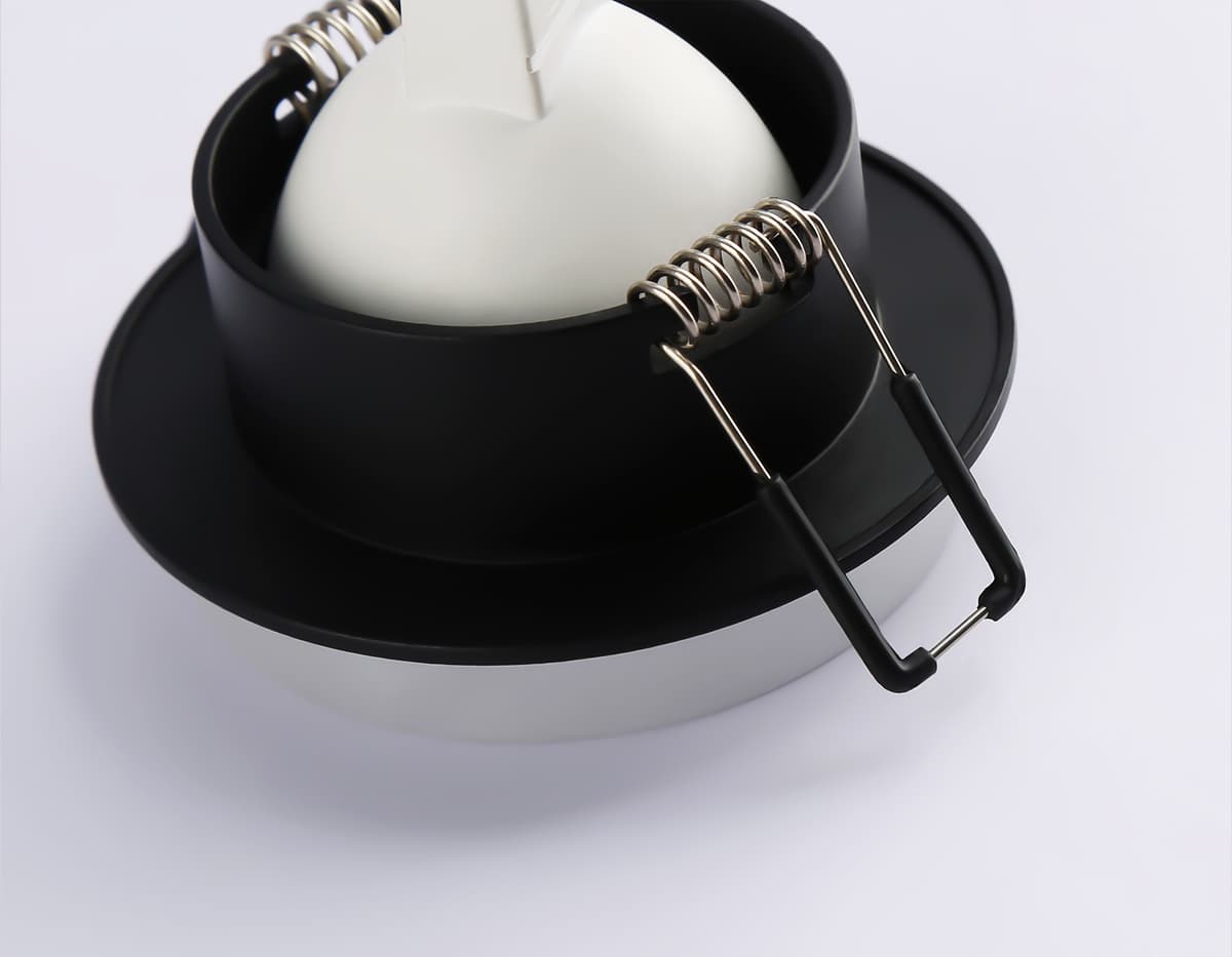 TN1303 BK/FR черный/белый матовый MR16 GU5.3 D80*42