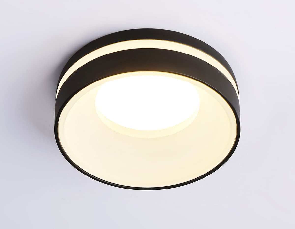 TN3306 BK/FR черный/белый матовый MR16 GU5.3 D80*43