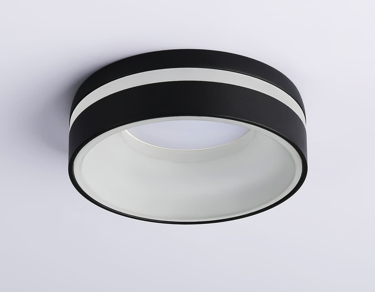 TN3306 BK/FR черный/белый матовый MR16 GU5.3 D80*43