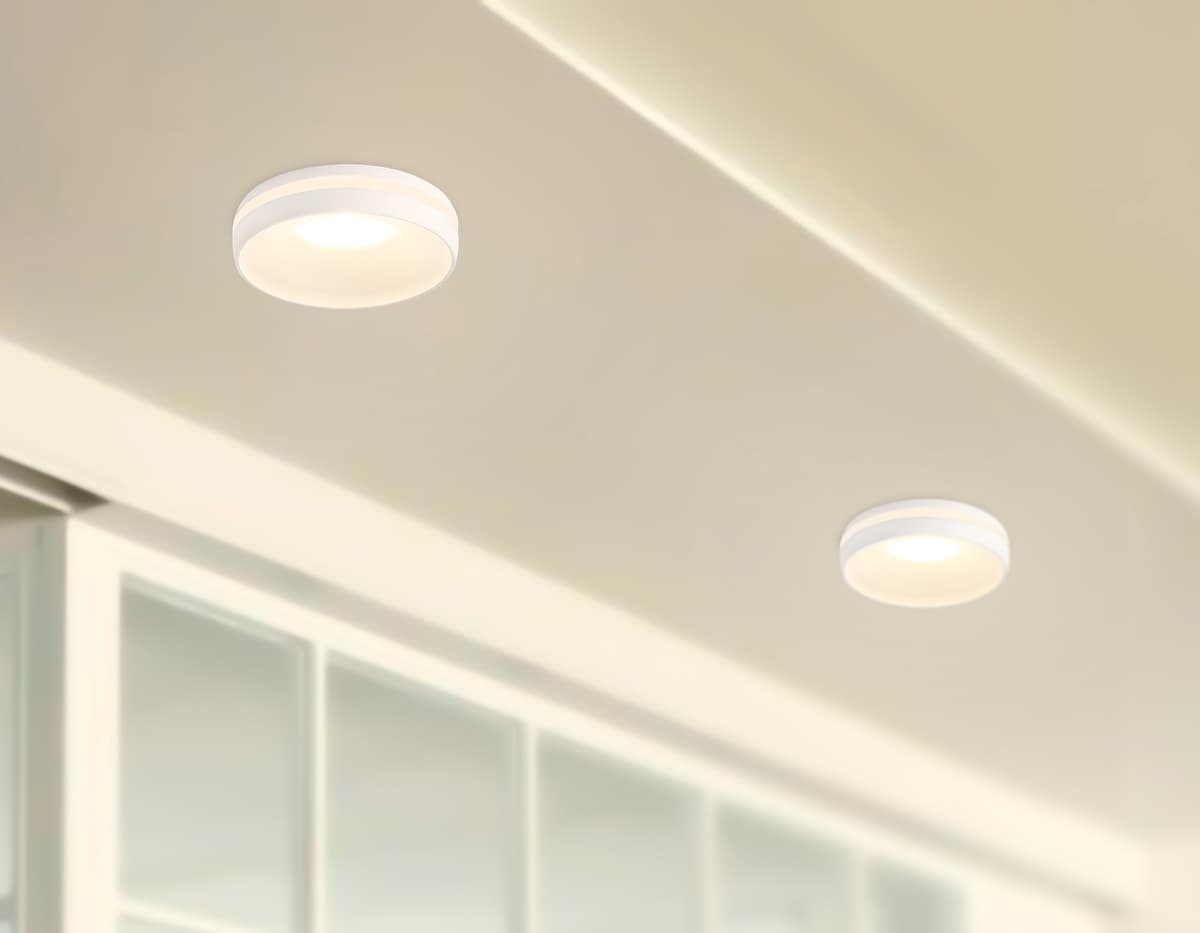 TN3321 SWH/FR белый песок/белый матовый GU5.3 D95*40