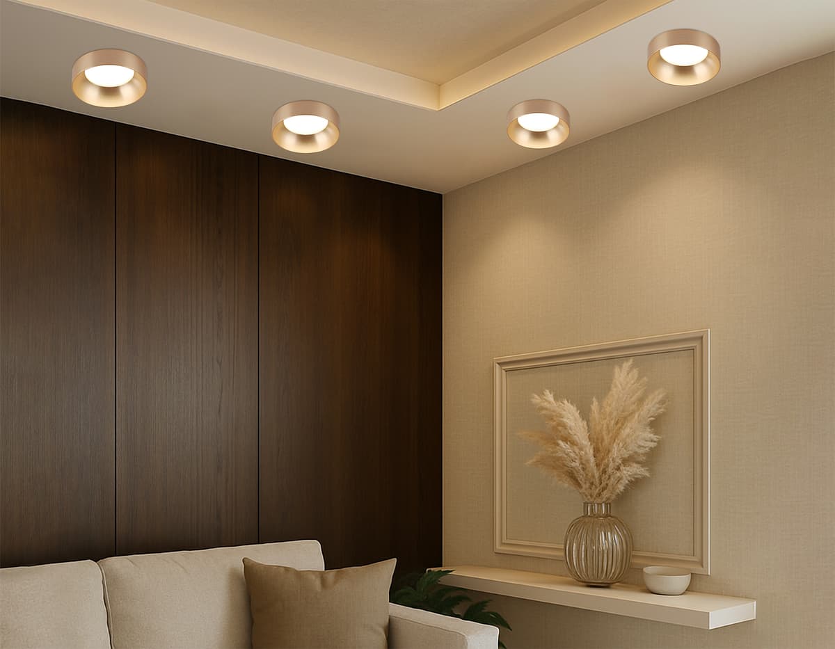 TN51818 GD золото IP20 GX53 D100*63