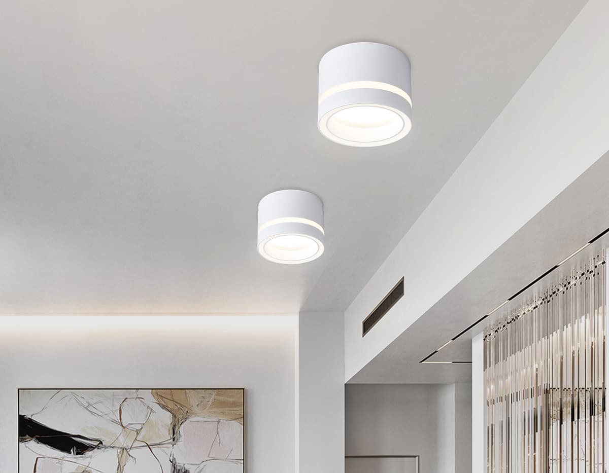 TN5245 WH белый GX53 max 12W D85*62