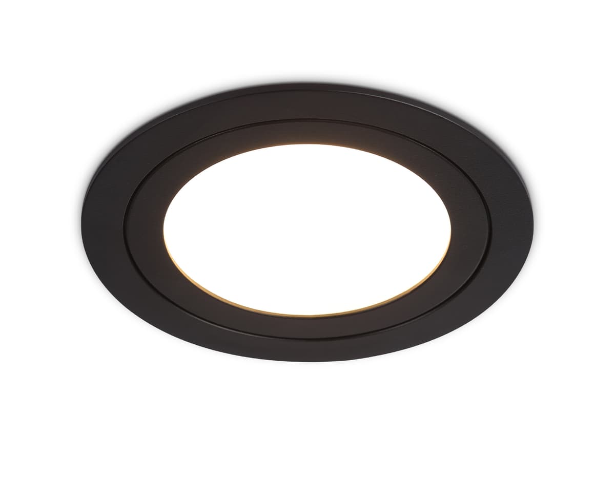 TN6604 BK черный IP44 GX53 max 15W D110*23