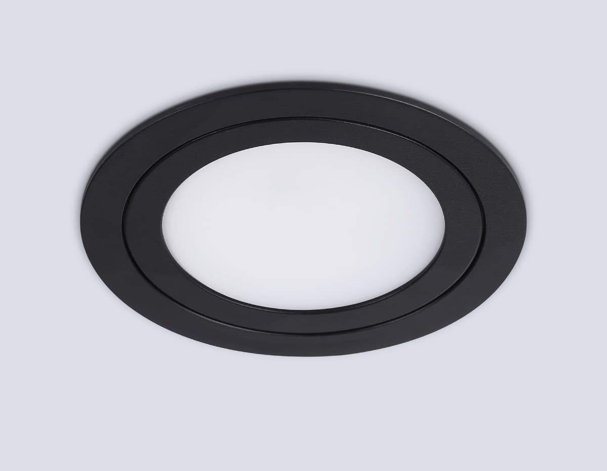 TN6604 BK черный IP44 GX53 max 15W D110*23