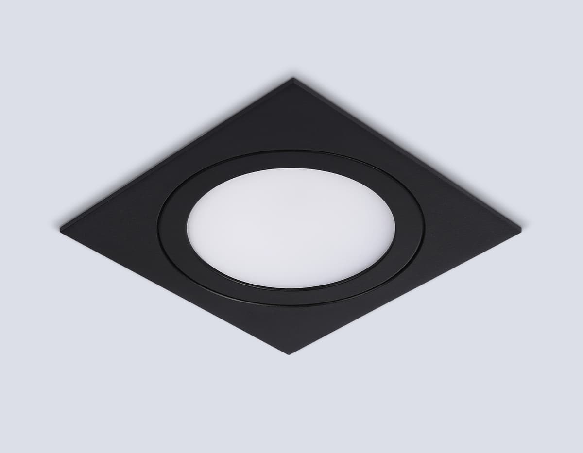 TN6609 BK черный IP44 GX53 max 15W 110*110*23