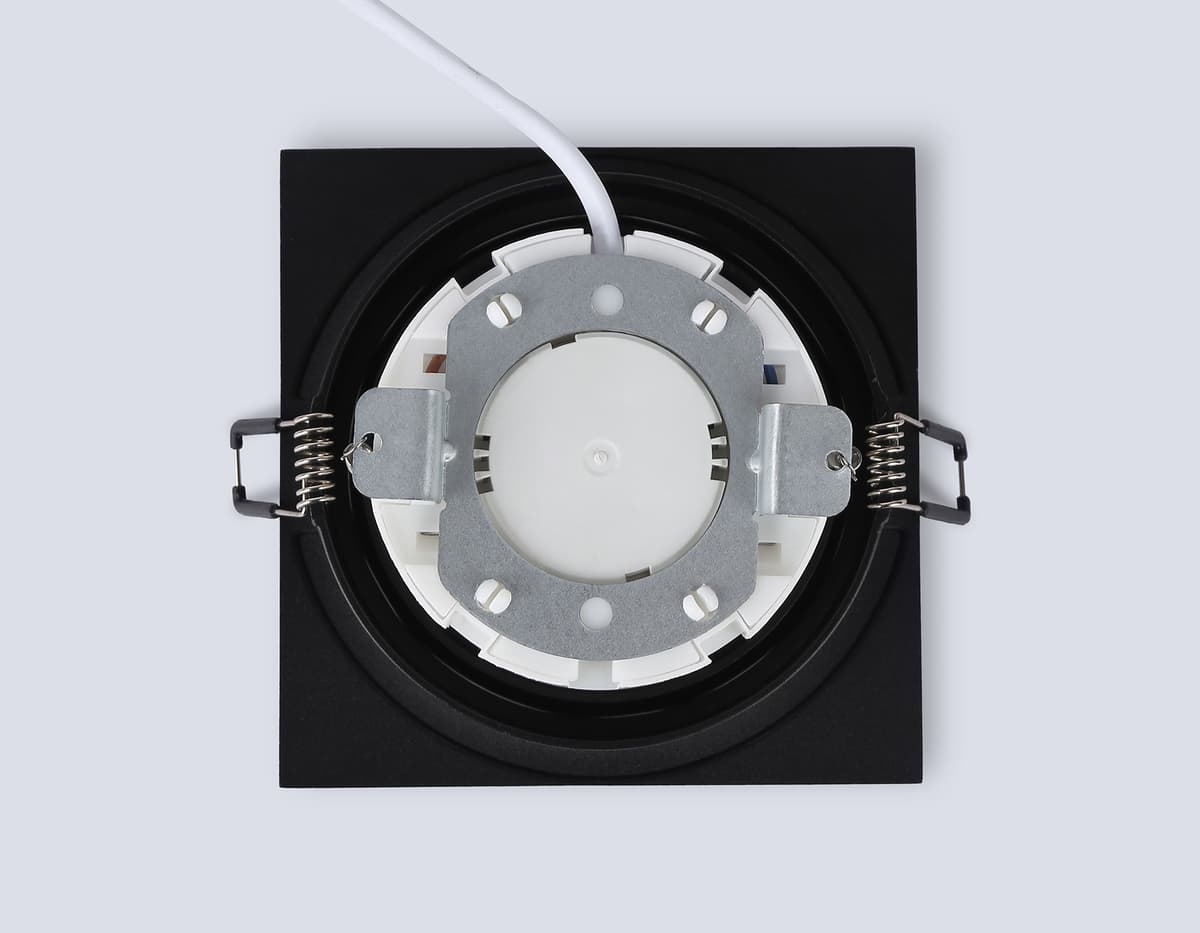 TN6609 BK черный IP44 GX53 max 15W 110*110*23