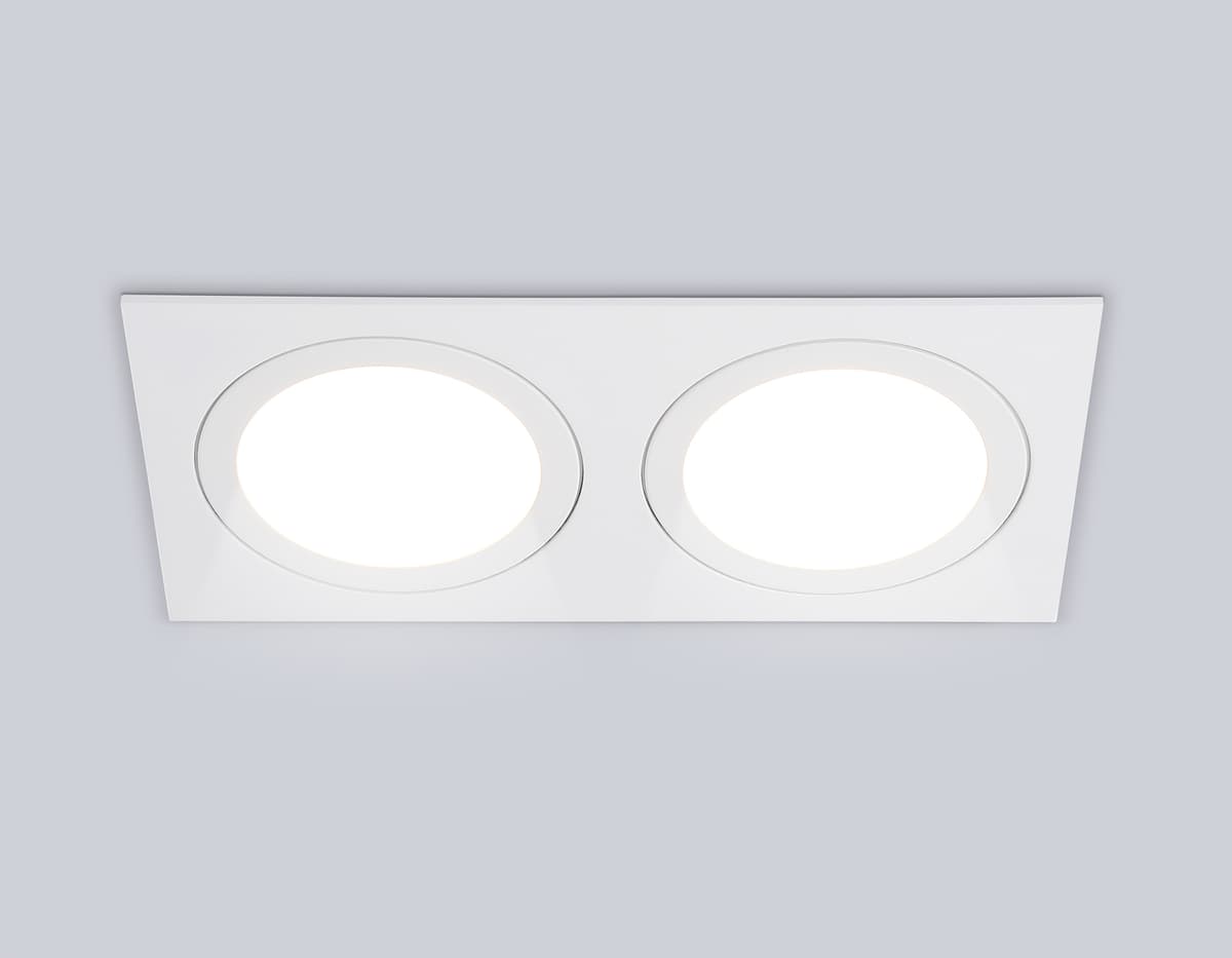 TN6612/2 WH белый IP44 GX53/2 max 15W 215*110*24