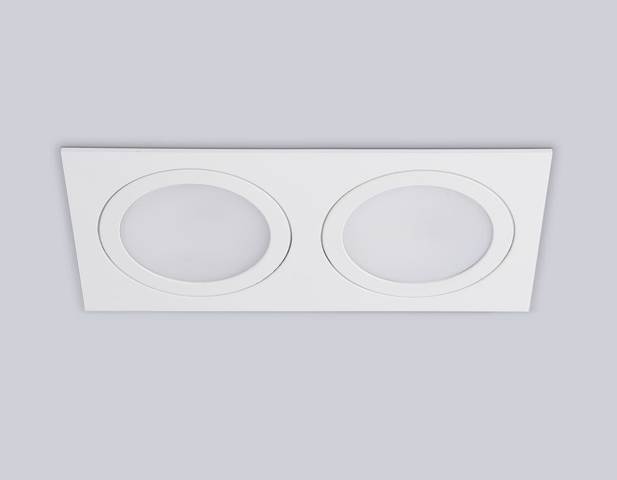 TN6612/2 WH белый IP44 GX53/2 max 15W 215*110*24