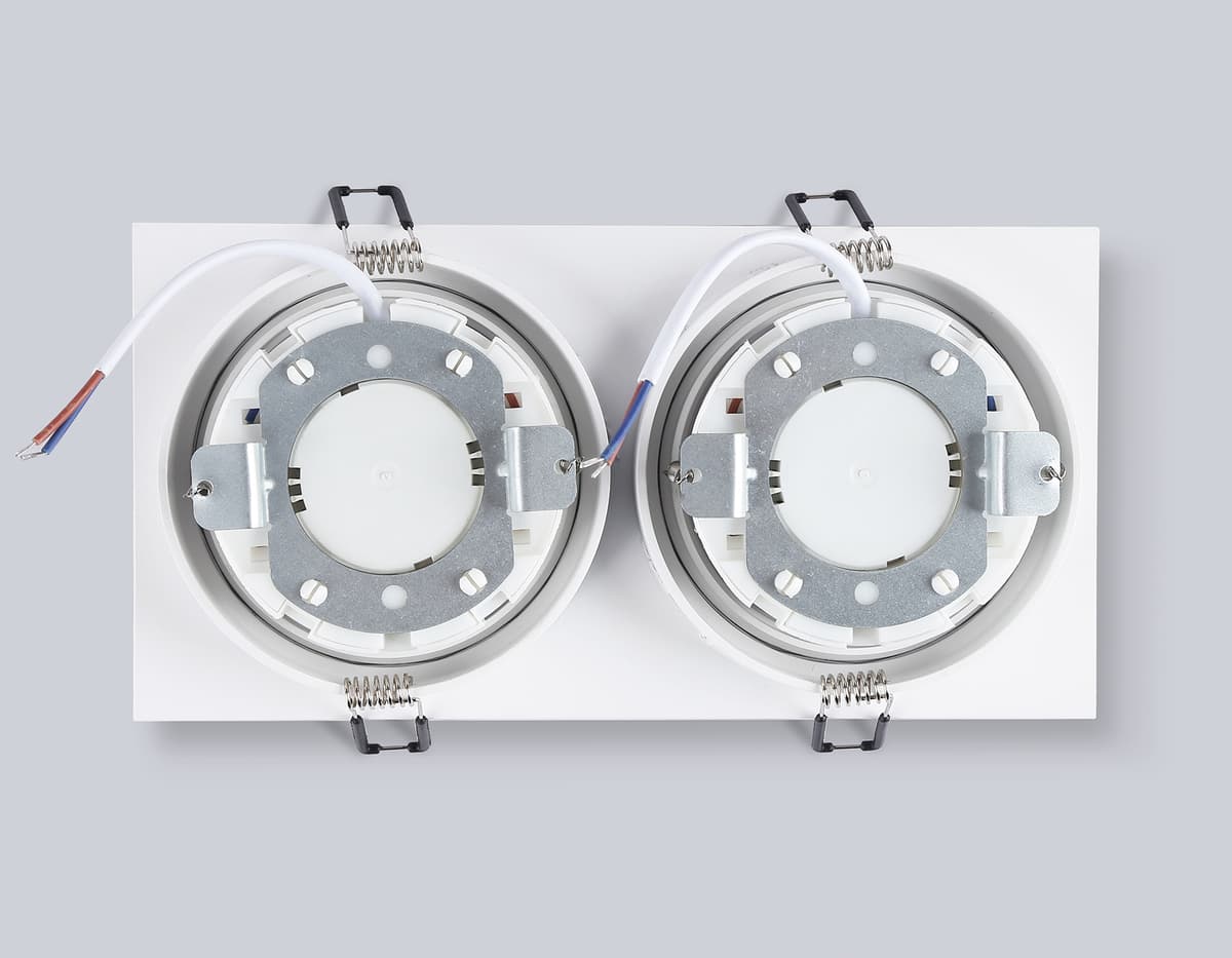 TN6612/2 WH белый IP44 GX53/2 max 15W 215*110*24