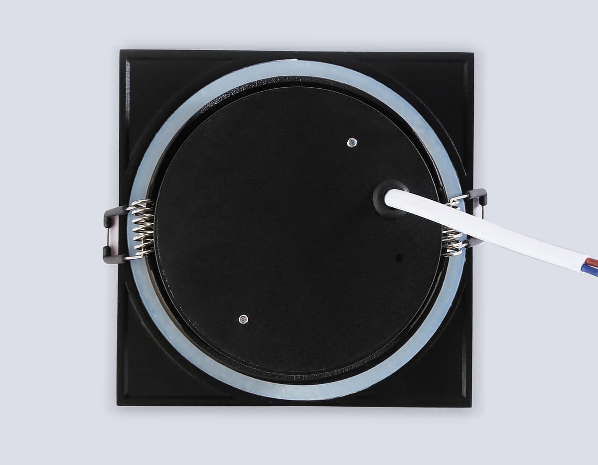 TN6657 BK черный IP44 GX53 110*110*48