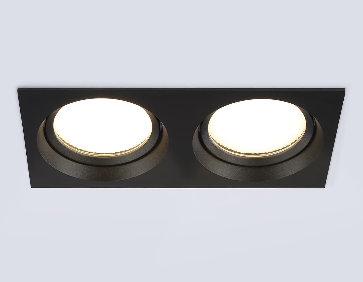 TN6661/2 BK черный IP44 GX53/2 220*110*48