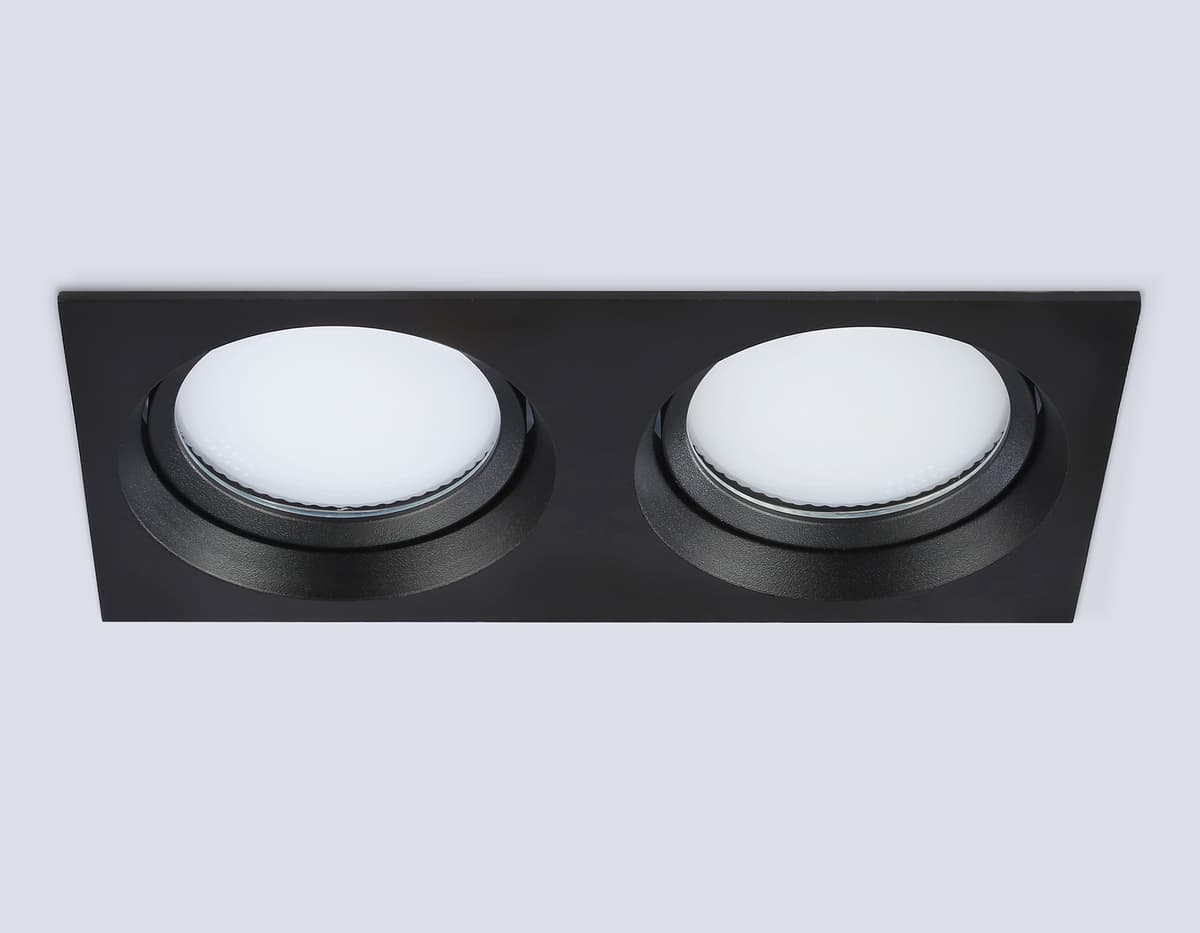 TN6661/2 BK черный IP44 GX53/2 220*110*48