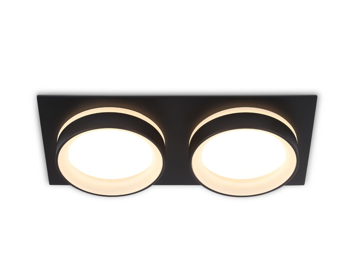 TN6712/2 BK черный IP44 GX53/2 max 15W 210*105*45